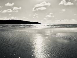 La Plage du Veillon : Plage du Veillon, Noir et Blanc