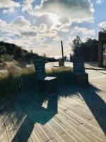 La Plage du Veillon : Plage du Veillon, chaises publics