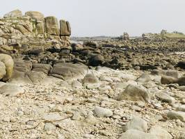Les Amiets : Les Amiets , Cléder, plage, rochers