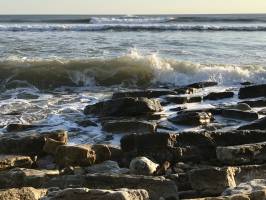 La Plage du Veillon : Tita’s Pictures, Talmont-Saint-Hilaire, La Plage du Veillon, rochers, vagues, mer