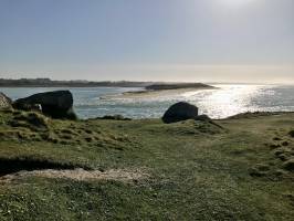 La Baie du Kernic : Baie du Kernic, Porsmeur, Plouescat, mer, rochers, dune