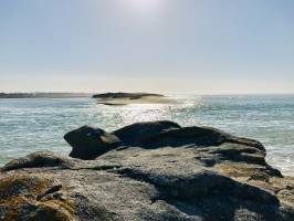 La Baie du Kernic : Baie du Kernic, Porsmeur, Plouescat, mer, rochers, dune