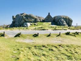 Méneham : Méneham, Kerlouan, maison, village de pêcheurs, rochers