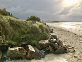 Santec : Santec, plage, dunes, mer, rochers