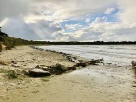 Plougoulm : Plougoulm, plage, mer, sable