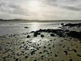 La Baie du Kernic : Baie du Kernic, Porsguen, Plouescat, sable, rochers, goëmon