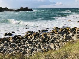 Crac’h zu : Crac’h zu, Cléder, vagues, rochers de granit