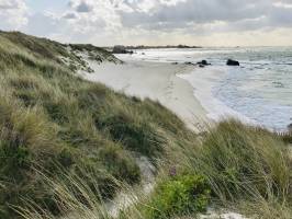 Les Amiets : Les Amiets, Cléder, sable blanc, mer, dunes