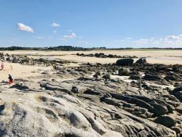 La Baie du Kernic : Mer, Rochers, sable blanc