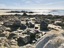 La Baie du Kernic : Mer, Rochers, sable blanc