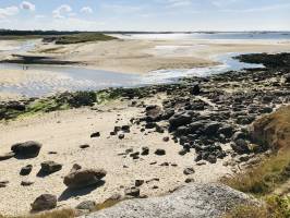 La Baie du Kernic : Baie du Kernic, Dunes de Keremma, Rochers, sable blanc