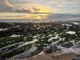 Bretignolles-sur-Mer : Bretignolles-sur-Mer, Coucher de soleil, Mer