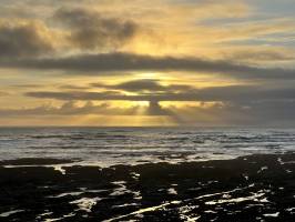 Bretignolles-sur-Mer : Bretignolles-sur-Mer, Coucher de soleil, Mer