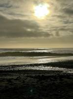 Plage de la Normandelière : Bretignolles-sur-Mer, Coucher de soleil, Mer, Plage de la Normandelière