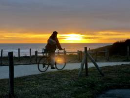 Bretignolles-sur-Mer : Bretignolles-sur-Mer, Coucher de soleil, Mer