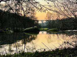 Le Viaduc de Barbin : Parc de la Barbinière, Saint-Laurent-sur-Sèvres, Viaduc de Barbin