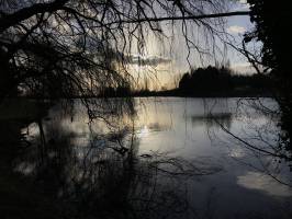 Lac de l’Espérance : Lac de l’Espérance, Pouzauges, Coucher de Soleil