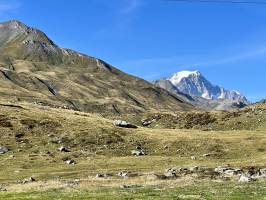 Le Mont Blanc : Mont Blanc, Col du Petit Saint Bernard, Montagnes