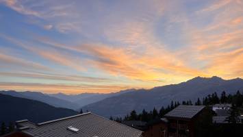 La Rosière : La Rosière, les Alpes, Montagnes, Coucher de soleil