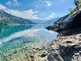 Lac de Roselend : Lac de Roselend, Beaufortin, Savoie