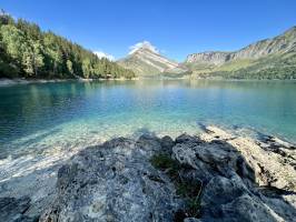 Lac de Roselend : Lac de Roselend, Beaufortin, Savoie