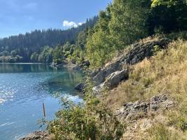 Lac de Roselend : Lac de Roselend, Beaufortin, Savoie