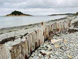 Plouezoc’h : Plouezoc’h, plage, galets